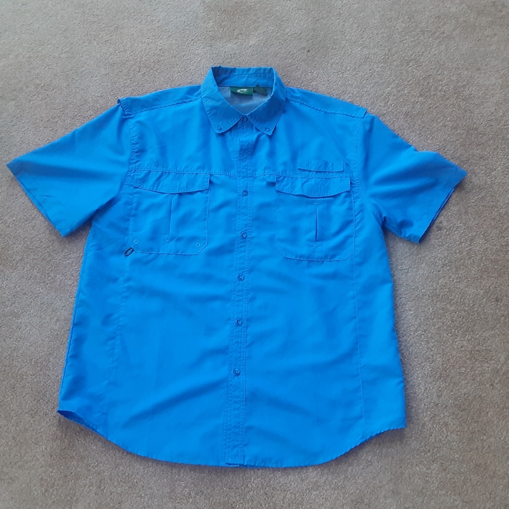 Stillwater Supply Company BUTTON DOWN COLLAR Fishing Shirt, NOSWOT